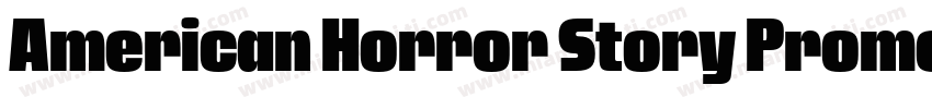 American Horror Story Promo字体转换